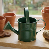 Metal Watering Can Glossy Yard Item Perforated