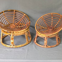 Handwoven Rattan Radar Chair for Newborn Photography Props