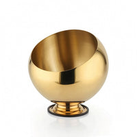 Tableware Reflective Sauce Dish with Pedestal Base for Home Prep