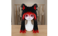 Furry Head Mask Cute Furry Creature Hood Cosplay for Photo, Cosplayers