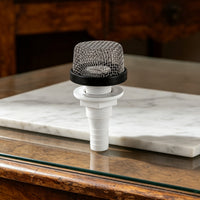 Marine Live Well Pump Inlet Filter Hose Barb Mesh Strainer Basket White Plastic