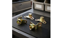 4 Pieces Zinc-Plated Tailgate Hinge Kit Stamped Steel Bed-Mounted Tailgate Hinge Heavy-Duty Hardware Long-Lasting for DIY Mechanics
