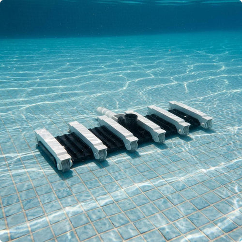 Brush Vacuum Head Dense Bristles Pool Vacuum Head Reinforced for Aquatic Pond