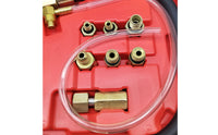 Portable Fuel Pressure Tester Gauge Kit Accurate Fuel Fuel System Pressure Tester Gauge Kit Long-Lasting Tool Heavy Duty for Garage
