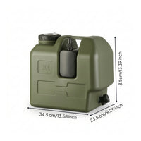 Water Tank with Spigot Food-Grade Water Container with Faucet Reusable for Travelers, Handwashing