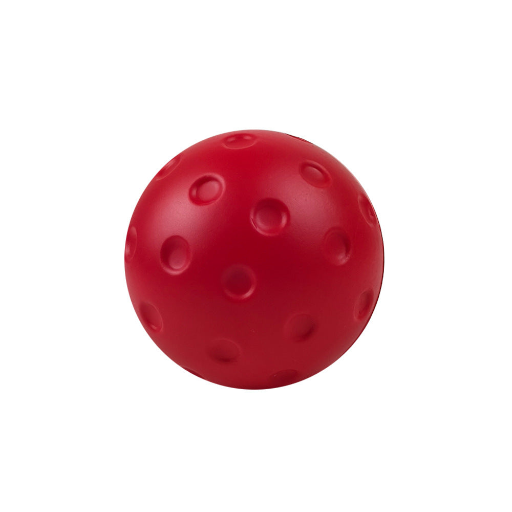 泡沫软球发泡Pickleball练习球74mm匹克球训练室内静音软球