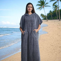 Adult quick drying swimsuit cloak towel | microfiber beach c
