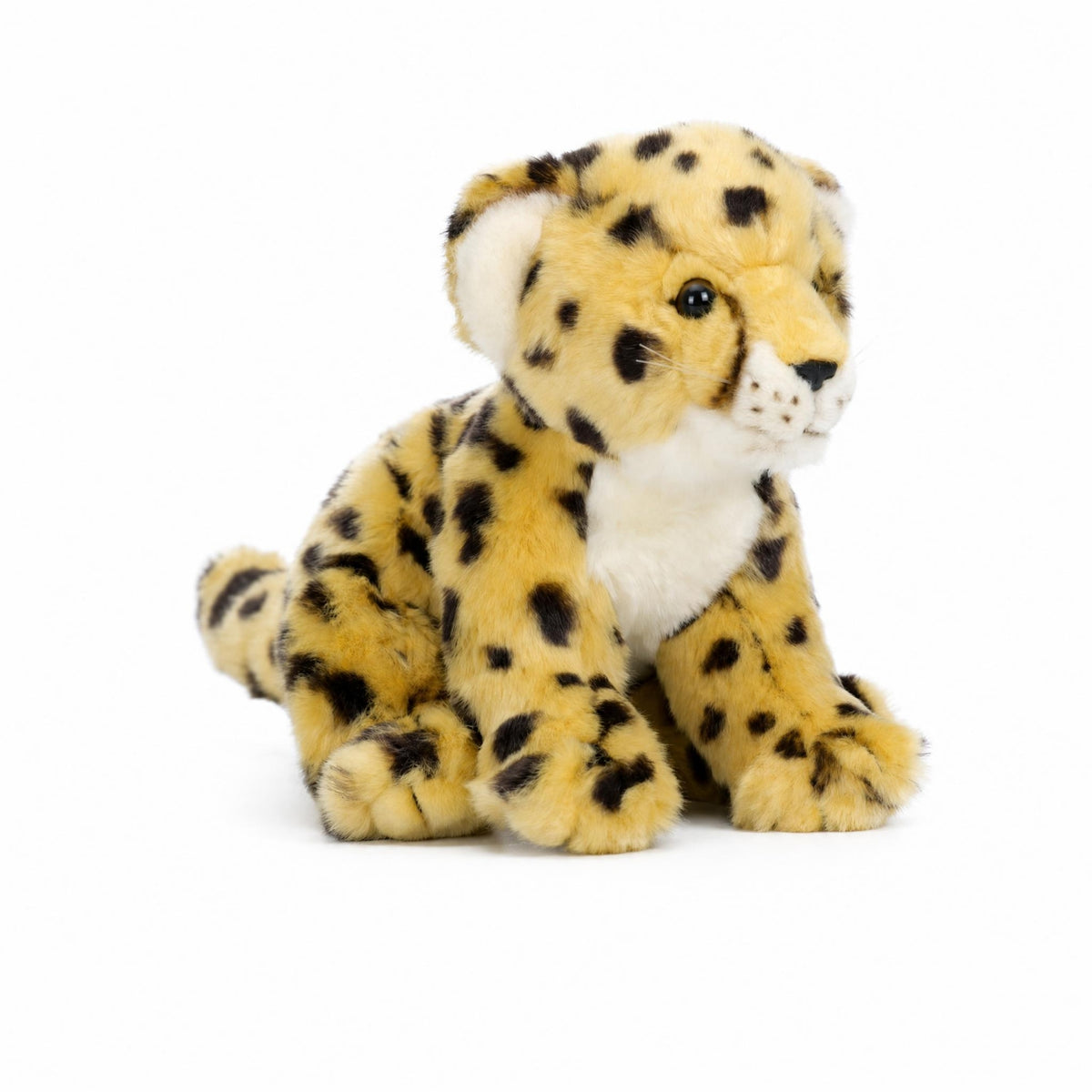 Soft Toy Leopard Spotted Stuffed Leopard Stuffed Animal with Tail Soft Toy Cuddly for Children, Playroom, Bedroom