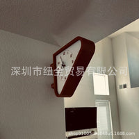 跨境新品1970s Inspired Double Sided Station Clock双面车站钟