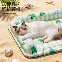 宠物冰垫猫窝凉垫猫咪夏天降温睡垫凉席夏日狗狗垫子宠物猫咪冰窝