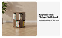 360 rotating bookshelf Space-Saving Design bookshelf Large Capacity for Children