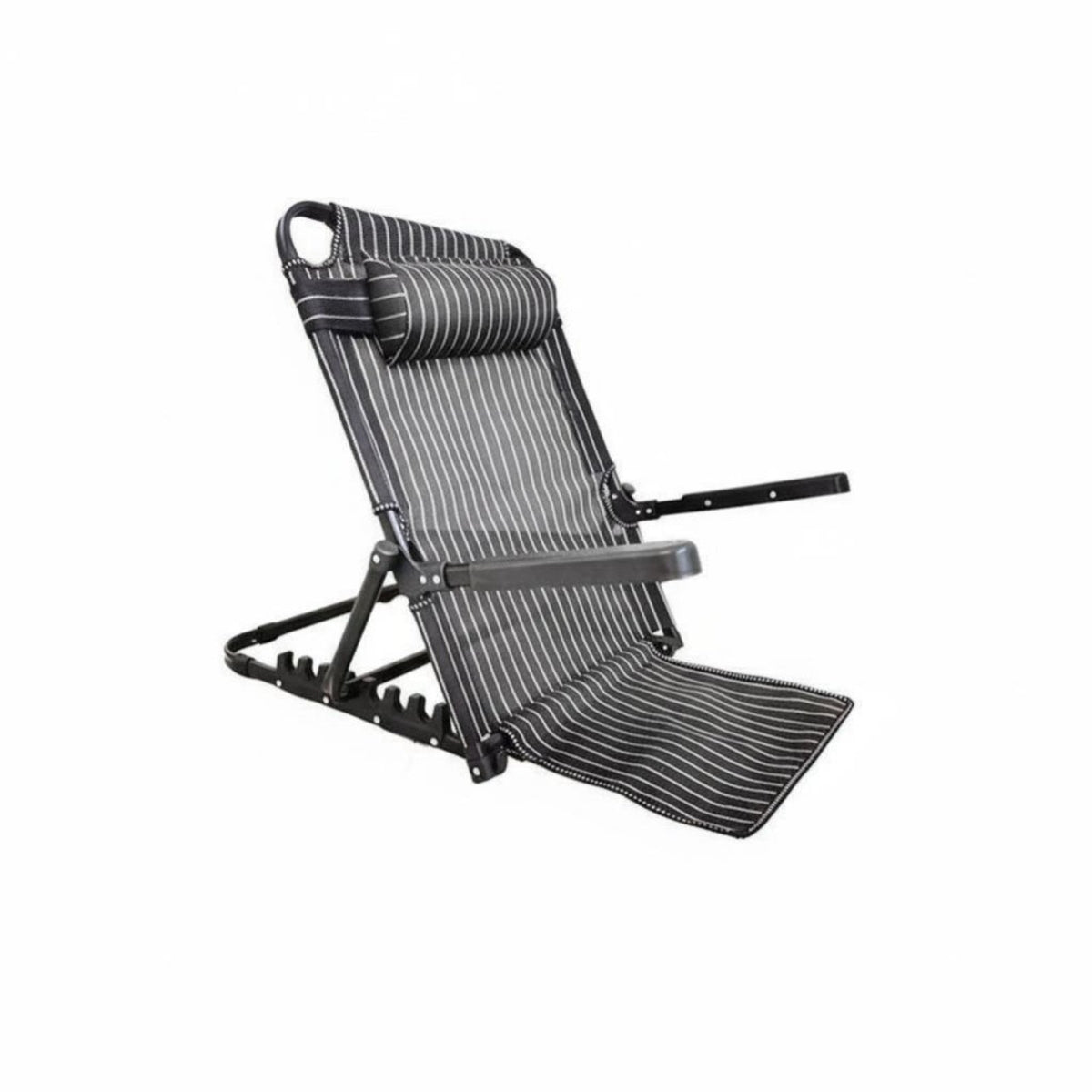 Foldable Bed Recliner No Assembly Required Adjustable Backrest Floor Seat