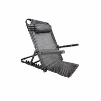 Foldable Bed Recliner No Assembly Required Adjustable Backrest Floor Seat