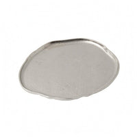 Aluminum Tray Irregular Profile Tray Silver Serving Ware