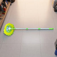 Cleaning Brush with Chenille Microfiber Mop Head for Car Wash, Extendable Long Handle Car Cleaning Tool, Wheel Brushes for Cleaning Car Wheels