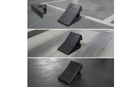Heavy-Duty Vehicle Wheel Chock Non-Slip Rubber Wheel Chock Triangular Tire Stopper Long-Lasting for Truck Drivers, Fleet Operators, Loading Docks, Garages, Driveways