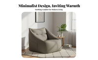 space-efficient 2-Person Sofa Minimalist Design space-efficient Upholstered Bench Wooden Legs