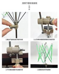 Rotating Yarn Winder with Umbrella Frame, Hand-Crank Yarn Winding Machine for Home Use