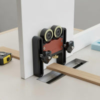 Table Pressing Feeder Double Adjustable Roller Stock Guide