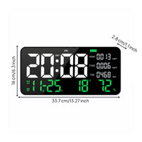 Air Quality Air Monitor Timepiece Test Timepiece Temperature and Humidity