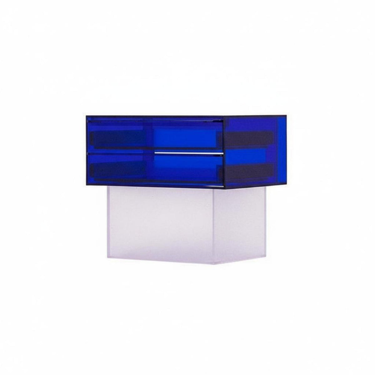 Floating Acrylic Drawer Space-Saving Floating Cubby Shelf Minimalist aesthetic