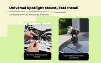 Aluminum bracket, quick release