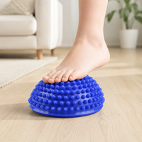 Balance Pods for Kids 16.5cm PVC, Rehabilitation and Coordination, with Therapeutic Pressure Nodes, Inflatable for Physiotherapy