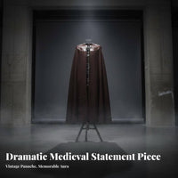 Medieval knight's Cloak Full Length Cape Sleeveless Design for LARP Participants