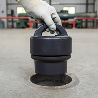 Heavy-Duty Manure Drain Plug Molded Drainage Plug with Handle for Farmers, Barns