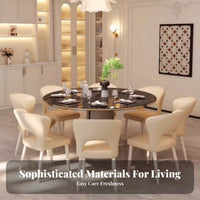 Upholstered Chair with Back Cutout Versatile Design Household Furniture