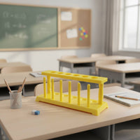 Test Tube Rack with 6 Holes Lightweight Plastic Test Tube Rack Easy to Clean