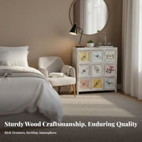 3-Drawer Accent Chest Light Luxury Design Storage Furniture Multi-Functional Sturdy Framework for Homeowners, Living Room
