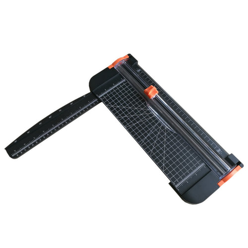 Sliding Paper Trimmer Desktop Paper Slicer Manual Paper Trimmer Secure Ergonomic Folding Ruler Convenient Function Suitable for Home School Office Craft Room