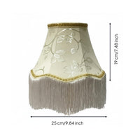 Vintage Tassel Lampshade Light Luxury Design Vintage Textile Shade