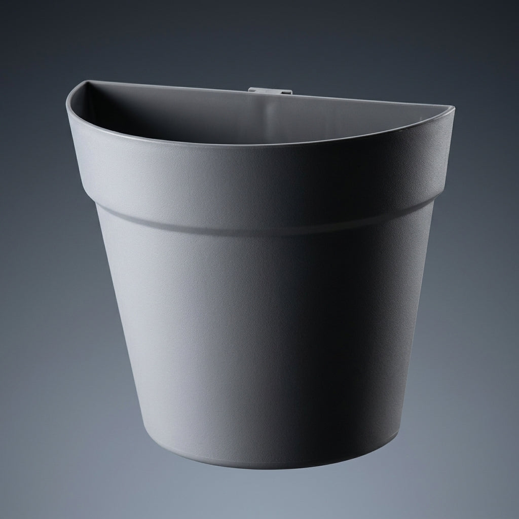 Plant Pots and Hanging Basket for Outdoor Decor, Single Flower Pots and Wall Planter, Wall Mounted Fence Planters, Small Indoor Planter