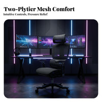 Ergonomic Mesh Chair Multi-Dimensional Armrests Ergonomic Mesh Swivel Chair