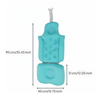 Full Body Bath Pillow Breathable Bathtub Backrest Cushion Adjustable for Adults