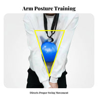 Develops Muscle Memory Golf Smart Ball Coach Adjustable Strap Golf Swing Training Ball Provides Instant Feedback for Home Practice