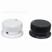 High-End Solid Aluminum Sandblasted Knurled Knob 34x20 38x20 for Audio Volume Control, Hole 6mm