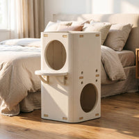 Cat Cube Space-Saving Pet Furniture Modern for Living Room, Kittens