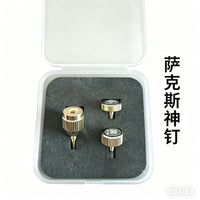 Saxophone Thumb Screws Set of 3 Gold Brass Metric with Storage Box for Most Saxophones