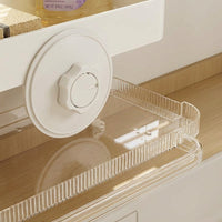 Bathroom Sink and Kitchen Organization Drain Rack for Home Cooks, Rectangular Over the Dish Drying with Wall Mount Suction