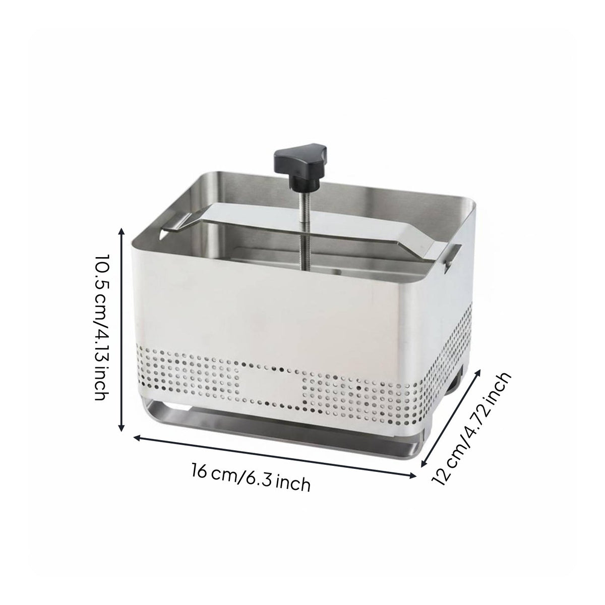 Stainless Steel Tofu Press Long-Lasting Tofu Press Mold Drainage Holes for Home