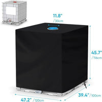 210D Oxford Fabric Water Tank Cover for 1000L IBC Tote
