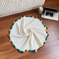 Crochet Flower Bouquet Blanket Unique Gift Floral Bouquet Blanket Soft & Cozy Knitted Rose Throw for Women