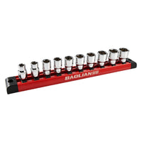 PVC Socket Organizer Strip Compact Socket Strip Mounting Holes Hanging