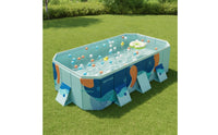Collapsible Foldable Pool Portable Foldable Swimming Pool Quick Drainage Rigid for Family, Patio