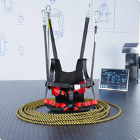 High-Strength Straps Aerial Glide Seat Harness Aluminum Buckle Aerial Glide Safety Seat Easy to Put on for Amusement Park