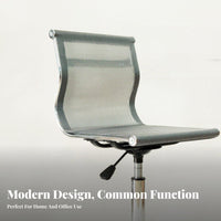 Low-Back Mesh Chair Adjustable Height Office Furniture Space-Saving for Students