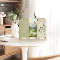 Folding Landscape Screen Asian-Inspired Design Desktop Decorative Screen